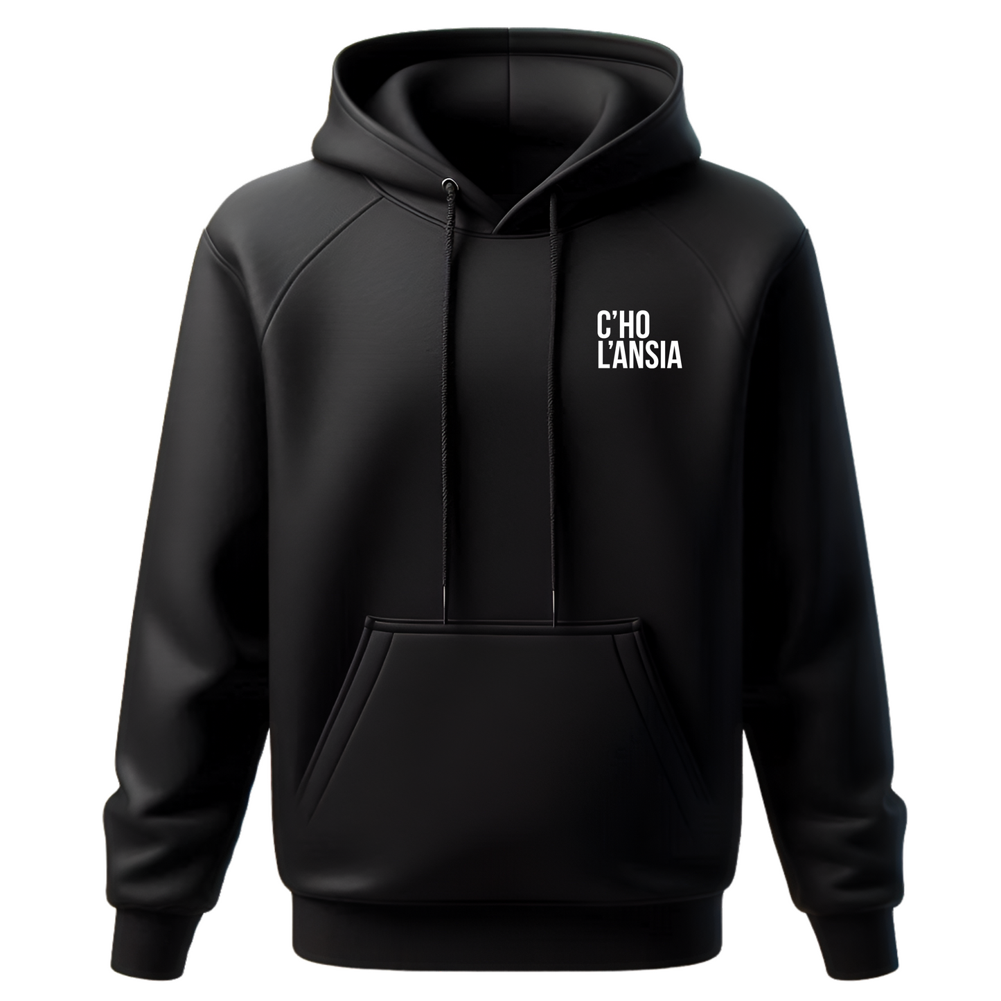 C'ho l'Ansia Felpa Cappuccio Nera