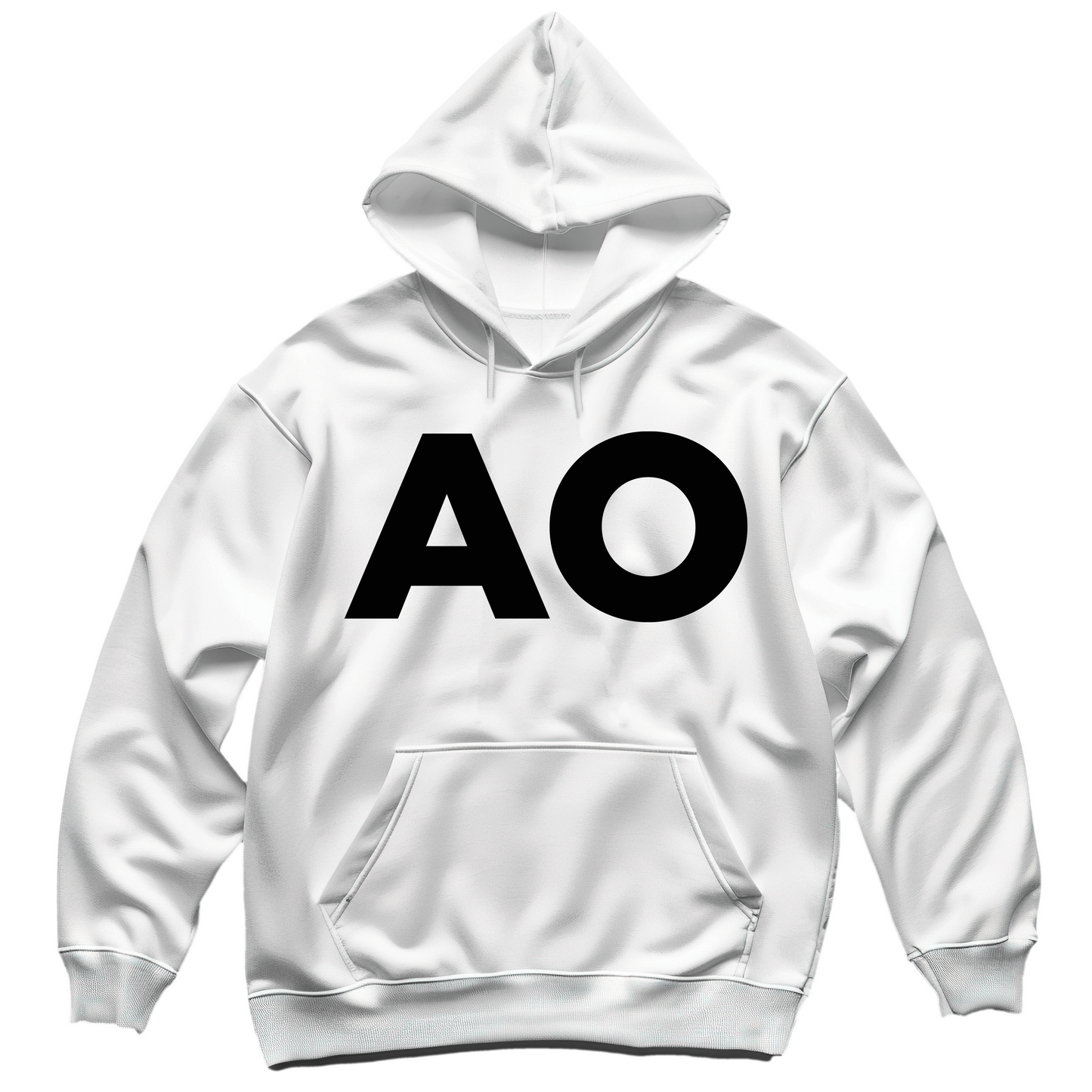 AO Felpa Cappuccio Bianca